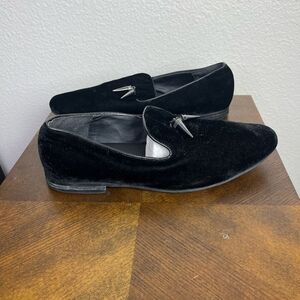 Giorgio Brutini mens black velvet dress shoes